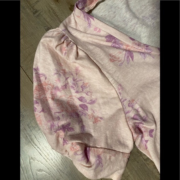 NWT- COCO JAIMESON FLORAL CROP TOP - Picture 5 of 7